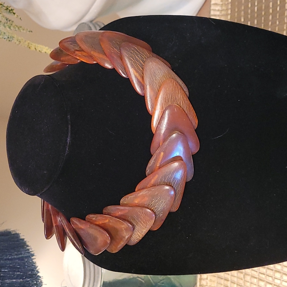 Monies Horn Choker Necklace - Picture 1 of 7
